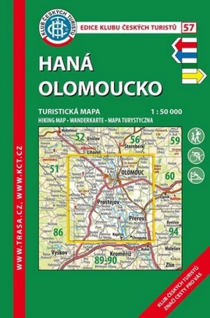 KČT 57 Haná-Olomoucko 1:50 000, 5. vydání