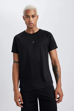 DEFACTO Slim Fit Crew Neck Printed T-Shirt