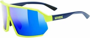 UVEX Sportstyle 237 Blue Mat/Mirror Blue Okulary rowerowe