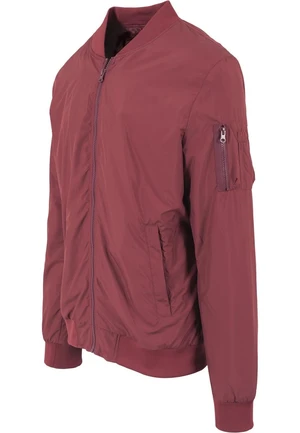 Light Bomber Jacket burgundy