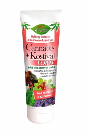 BIO BIONE Cannabis + Kostival Forte bylinný balzám 200 ml