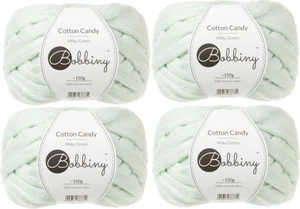 Bobbiny Cotton Candy Milky Green Hilo de tejer