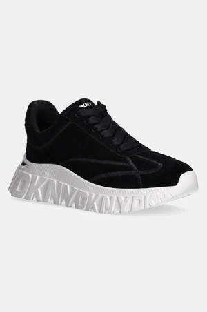 Semišové sneakers boty Dkny Laeoni černá barva, K4408656