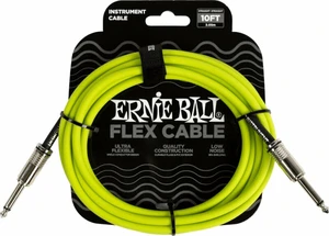 Ernie Ball Flex Instrument Cable Straight/Straight 3 m Recto - Recto Cable de instrumento