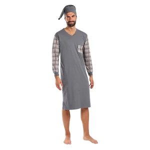 Men's nightgown Foltýn grey