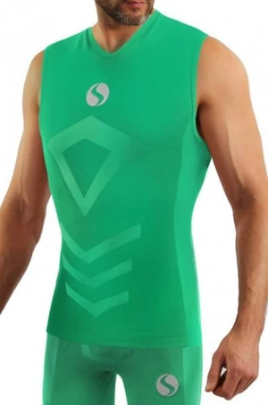 Sesto Senso Thermo Active CL38 zelené Pánské termoaktivní tričko L/XL zelená