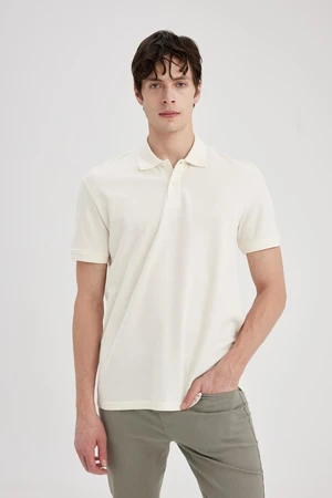 DEFACTO New Regular Fit Short Sleeve Polo Basic T-Shirt