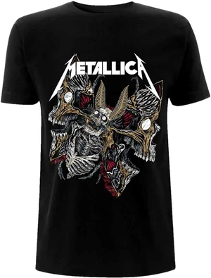 Metallica Maglietta Skull Moth Unisex Black 2XL