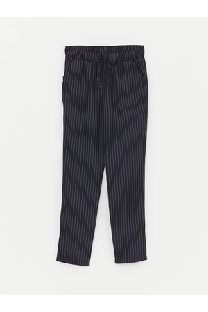 LC Waikiki Girls' Pants with Elastic Waist Striped