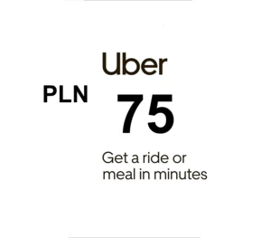 Uber zł75 PL Gift Card