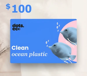 Dots.eco - Clean Ocean Plastic $100 Gift Card US