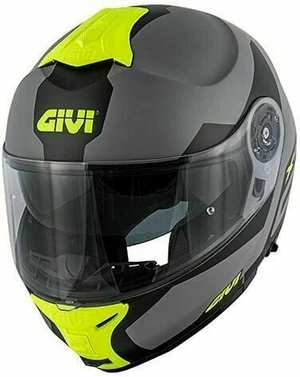 Givi X.21 Challenger Spirit Matt Grey/Black/Yellow S Casco