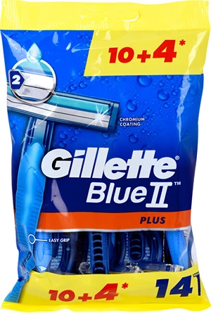 GILLETTE BlueII plus pánská pohotová holítka 14 ks