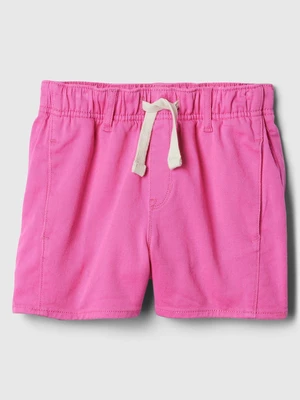 Pink girls' denim shorts GAP