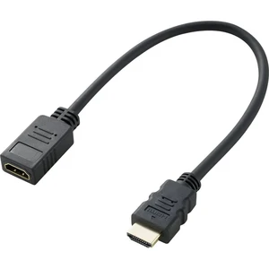 SpeaKa Professional HDMI predlžovací kábel #####HDMI-A Stecker, #####HDMI-A Buchse 0.30 m čierna SP-7870100 audio return