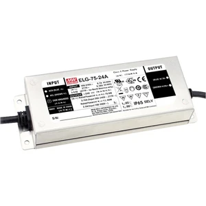 Mean Well ELG-75-24DA-3Y LED driver  konštantné napätie, konštantný prúd 75.6 W 3.15 A 12 - 24 V/DC stmievateľný, dali,