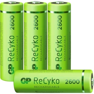 GP Batteries ReCyko+ HR06 tužkový akumulátor typu AA  Ni-MH 2600 mAh 1.2 V 4 ks