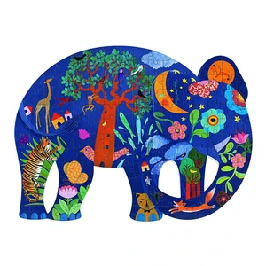 Detské puzzle so 150 dielikmi Djeco Elephant