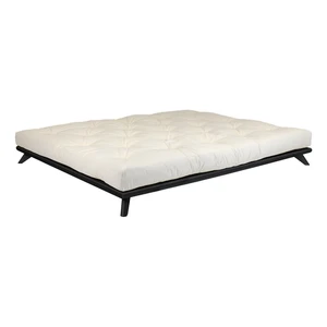 Posteľ Karup Design Senza Bed Black, 140 × 200 cm