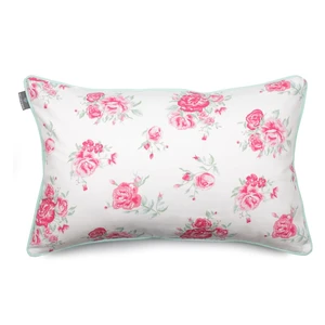 Mentolovozelená obliečka na vankúš WeLoveBeds Roses, 40 × 60 cm