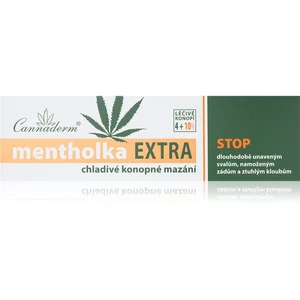 Cannaderm Mentholka EXTRA chladivé mazanie chladivý konopný gél s mentolom 150 ml