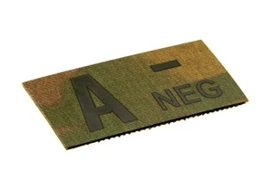 Nášivka krvná skupina IR Clawgear® – A -, Multicam® (Farba: Multicam®, Varianta: A -)