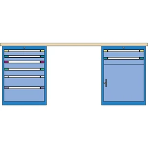 Thur-Metall 84562333 Pracovný stôl (š x v x h) 2000 x 840 x 700 mm