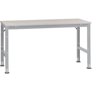 Manuflex AU4129.9006 Základný pracovný stôl UNIVERSAL Standard s dekoratívnym panelom z PVC, š xhxv = 2000x1000x760-870