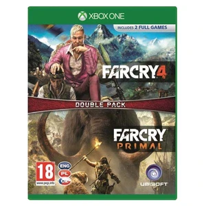 Far Cry 4 + Far Cry: Primal CZ (Double Pack) [XBOX ONE] - BAZÁR (Használt termék)