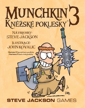 Steve Jackson Games Desková karetní hra Munchkin 3: Kněžské poklesky v češtině