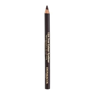 Dermacol 12H True Colour Eyeliner ceruzka na oči 6 Dark Brown 2 g