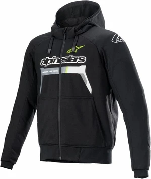 Alpinestars Chrome Ignition Hoodie Black/Yellow Fluorescent XL Kurtka tekstylna