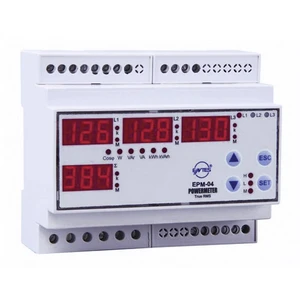 Digitálny multimeter na DIN lištu ENTES EPM-04-DIN