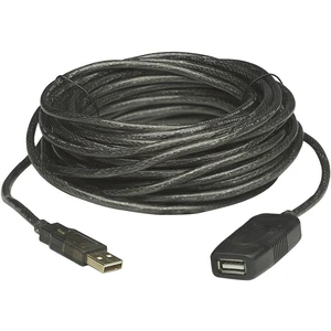 Manhattan #####USB-Kabel USB 2.0 #####USB-A Stecker, #####USB-A Buchse 20.00 m čierna