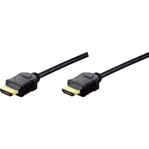 Digitus HDMI prepojovací kábel #####HDMI-A Stecker, #####HDMI-A Stecker 2.00 m čierna AK-330114-020-S high speed HDMI s