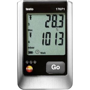 testo 176 P1 multifunkčný datalogger  Merné veličiny teplota, atmosférický tlak, vlhkosť vzduchu -40 do 70 °C 0 do 100 %