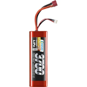 Conrad energy akupack Li-Pol 7.4 V 3700 mAh Počet článkov: 2 20 C Stick Hardcase T zásuvka