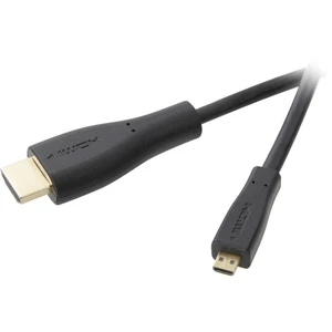 SpeaKa Professional HDMI prepojovací kábel #####HDMI-A Stecker, #####HDMI-A Stecker 0.45 m čierna SP-9075600 audio retur