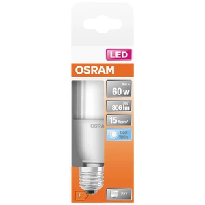 OSRAM 4058075428508 LED  En.trieda 2021 F (A - G) E27 valcovitý tvar 8 W = 60 W chladná biela (Ø x d) 40.4 mm x 114 mm