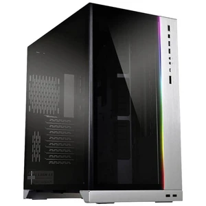 Lian Li O11Dynamic XL (ROG Certified) midi tower herné puzdro strieborná integrované osvetlenie, bočné okno, prachový fi