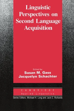 Linguistic Perspectives on Second Language Acquisition