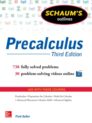 Schaum's Outline of Precalculus, 3rd Edition