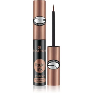 Essence Liquid Ink linka na oči odstín 02 Ash Brown 3 ml