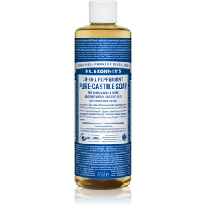 Dr. Bronner’s Peppermint tekuté univerzální mýdlo 475 ml