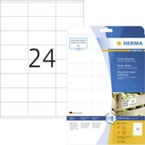 Herma 10905 etikety 70 x 36 mm papír bílá 600 ks permanentní Etikety lepící, univerzální etikety inkoust, laser, kopie 25 Blatt A4