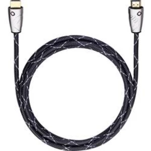 HDMI kabel Oehlbach [1x HDMI zástrčka - 1x HDMI zástrčka] černá 2.50 m