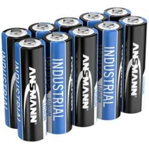 Tužková baterie AA lithiová Ansmann Lithium Industrial FR6, 3000 mAh, 1.5 V, 10 ks