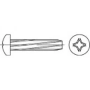 Šroub závitořezný TOOLCRAFT 141767, N/A, M6, 12 mm, ocel, 500 ks