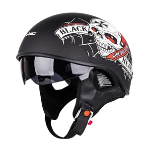 Moto přilba W-TEC Black Heart Web Skull V535  XS (53-54)