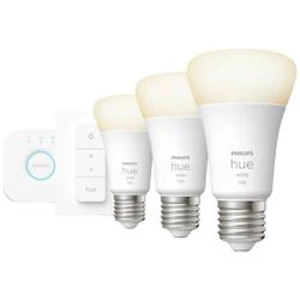 LED žárovka Philips Lighting Hue Hue White E27 3er Starter Set inkl. Dimmschalter 3x1050lm 75W, E27, 28.5 W, N/A